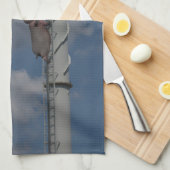 Flying Hippopotamus Theedoek (Quarter Fold)