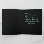 Flying Humming Bird Kleurrijk Glas in lood Kaart (Binnen)