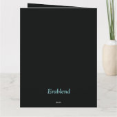 Flying Humming Bird Kleurrijk Glas in lood Kaart (Achterkant)