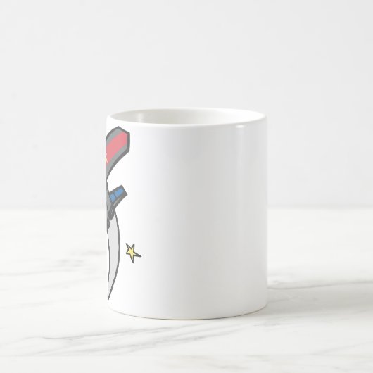 Flying Jet Plane Koffiemok (Center)