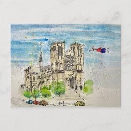 Flying Joanna Post Card Briefkaart