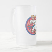 Flying Kick Matglas Bierpul (Voorkant links)