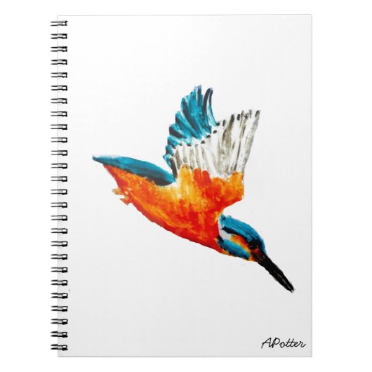 Flying Kingfisher Notitieboek (Voorkant)