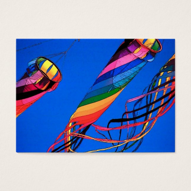 Flying Kites profielkaart Visitekaartjes (Voorkant)