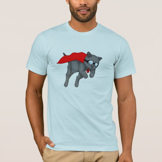 Flying Kittehcolor T-shirt (Voorkant)
