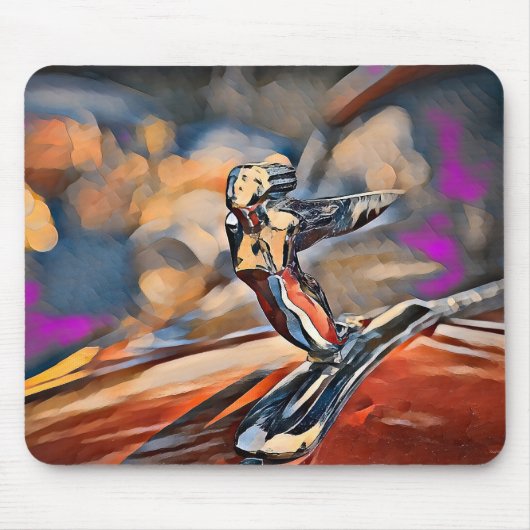 Flying Lady Hood Ornament Muismat (Voorkant)