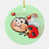 Flying Ladybug Ornament (Achterkant)