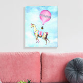 Flying Llama Canvas (Insitu (Woonkamer))