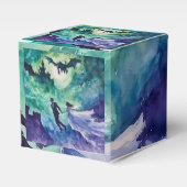 Flying Lovers - Waterverf Schilderen Bedankdoosjes (Voorkant Zijde)