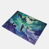 Flying Lovers - Waterverf Schilderen Deurmat (Schuin)