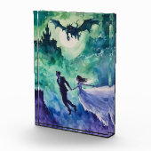 Flying Lovers - Waterverf Schilderen Fotoblokken (Rechts)