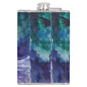 Flying Lovers - Waterverf Schilderen Heupfles (Achterkant)