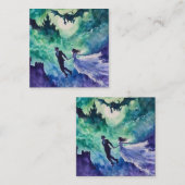 Flying Lovers - Waterverf Schilderen Informatiekaartje (Voorkant / Achterkant)