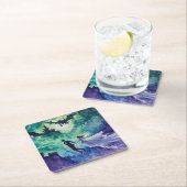 Flying Lovers - Waterverf Schilderen Kartonnen Onderzetters (Insitu)