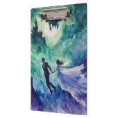 Flying Lovers - Waterverf Schilderen Klembord (Links)