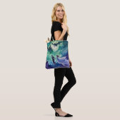 Flying Lovers - Waterverf Schilderen Tote Bag (Op model)