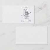 FLYING MACHINE PATENT - CIRCA 1914 - Visitekaartje (Voorkant / Achterkant)