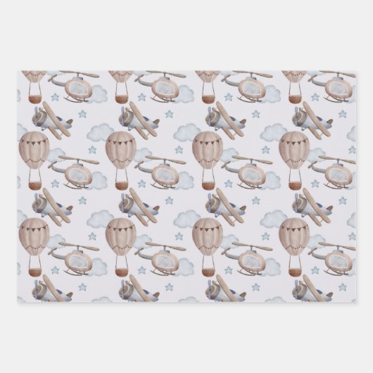 Flying Machines  Inpakpapier Vel (Voorkant 2)