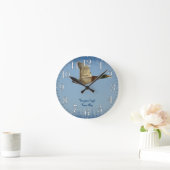 Flying Mallard Duck Art for Wildlife-liefhebbers Ronde Klok (Huis)