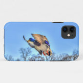 Flying Mallard Duck Drake Wildlife Foto Case-Mate iPhone Case (Achterkant (horizontaal))