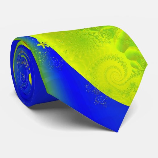 Flying Mandelbrot Stropdas (Opgerold)
