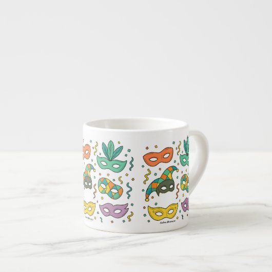 Flying Masks Espresso Kop (Voorkant rechts)