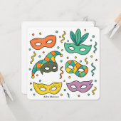 Flying Masks Kaart (Voorkant / Achterkant in situ)