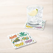 Flying Masks Kartonnen Onderzetters (Insitu)