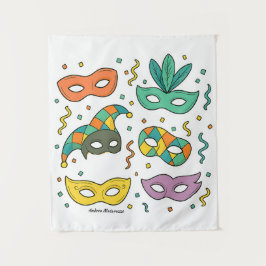 Flying Masks Wandkleed