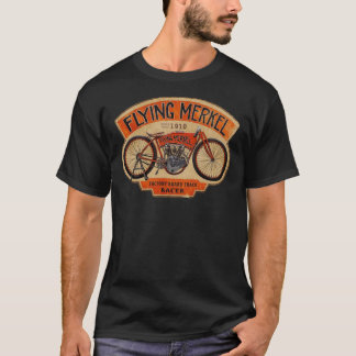 Flying Merkel Vintage Logo   T-shirt