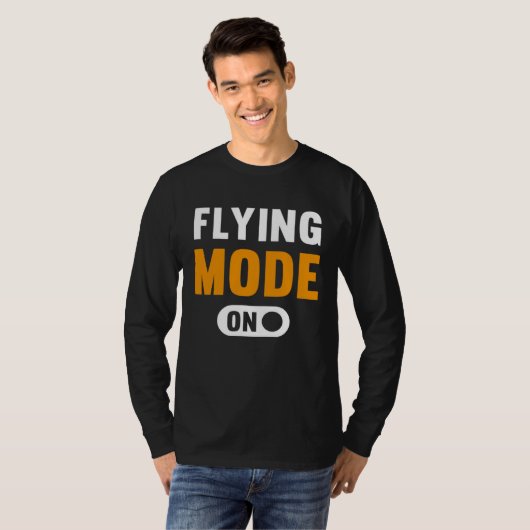 Flying Mode on T-shirt (Voorkant volledig)