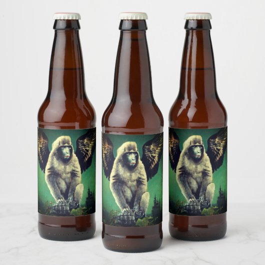 Flying Monkey Bier Flessenetiket Etiket (Flessen)