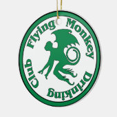 Flying Monkey Drink Club Keramisch Ornament (Links)