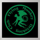 Flying Monkey Drink Club Poster (Voorkant)