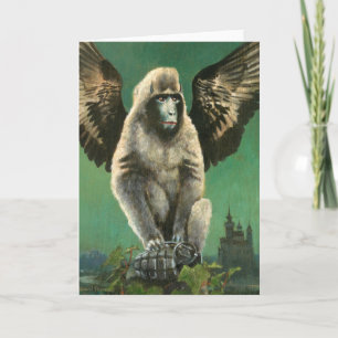  Flying Monkey Groeten Kaart