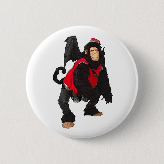 Flying Monkey Ronde Button 5,7 Cm (Voorkant)