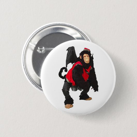 Flying Monkey Ronde Button 5,7 Cm (Voorkant /achterkant)