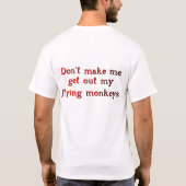 Flying Monkey T-shirt (Achterkant)