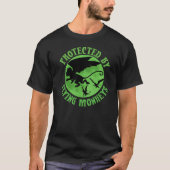 Flying Monkey Witch Gift Protected by Flying Monke T-shirt (Voorkant)