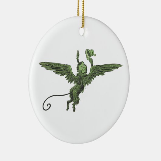 Flying Monkey, Wizard of Oz Keramisch Ornament (Rechts)