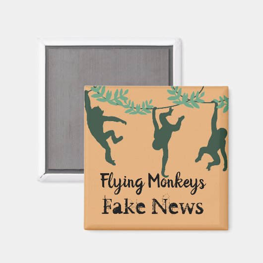 Flying Monkeys Fridge Magnet (Voorkant / Achterkant)