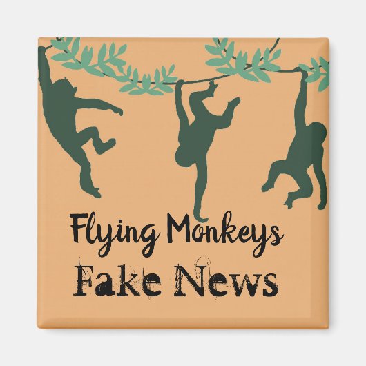 Flying Monkeys Fridge Magnet (Voorkant)