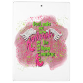 Flying Monkeys Klembord (Achterkant)