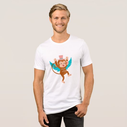 Flying Monkeys of Justice Mannen T-shirt (Voorkant volledig)