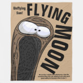 Flying Moon Blanket Fleece Deken (Voorkant)