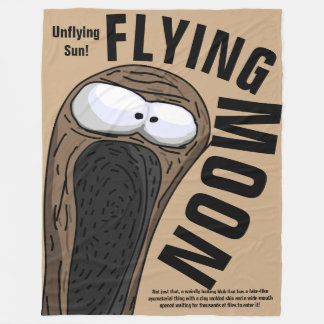 Flying Moon Blanket Fleece Deken
