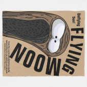 Flying Moon Blanket Fleece Deken (Voorkant (Horizontaal))