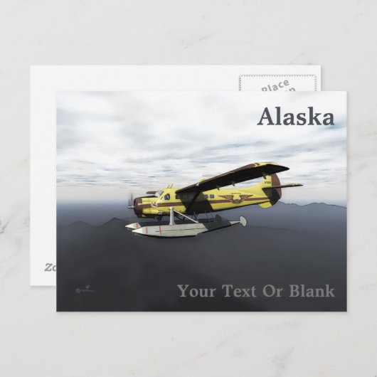 Flying Moose Aviation de Havilland DH3-C Otter Briefkaart (Voorkant / Achterkant)