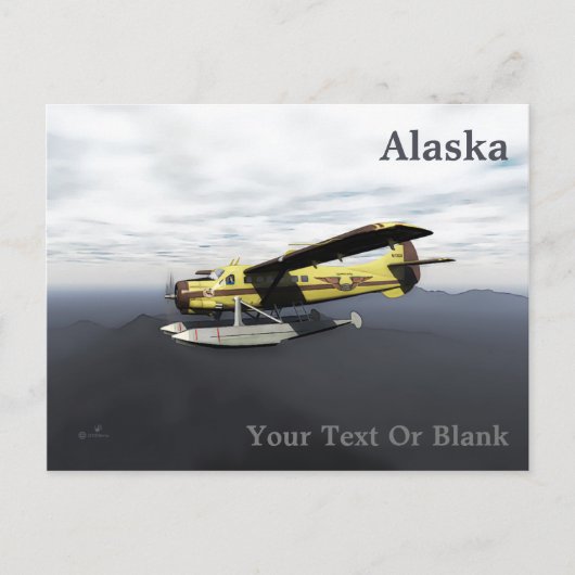 Flying Moose Aviation de Havilland DH3-C Otter Briefkaart (Voorkant)