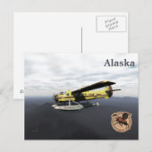 Flying Moose Aviation de Havilland DH3-C Otter Briefkaart (Voorkant / Achterkant)